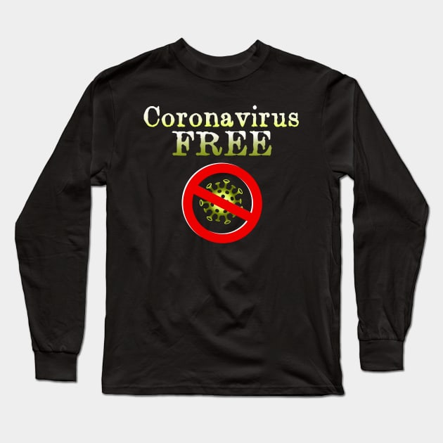 Coronavirus free Long Sleeve T-Shirt by Smurnov